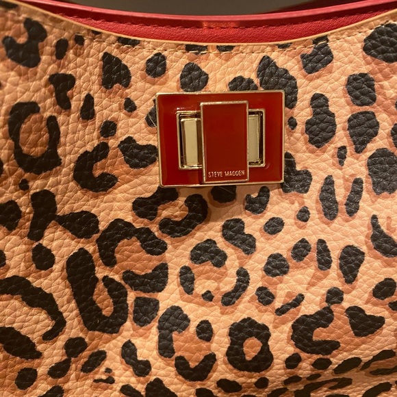 Steve Madden Leopard Print Handbag - Picture 4 of 14